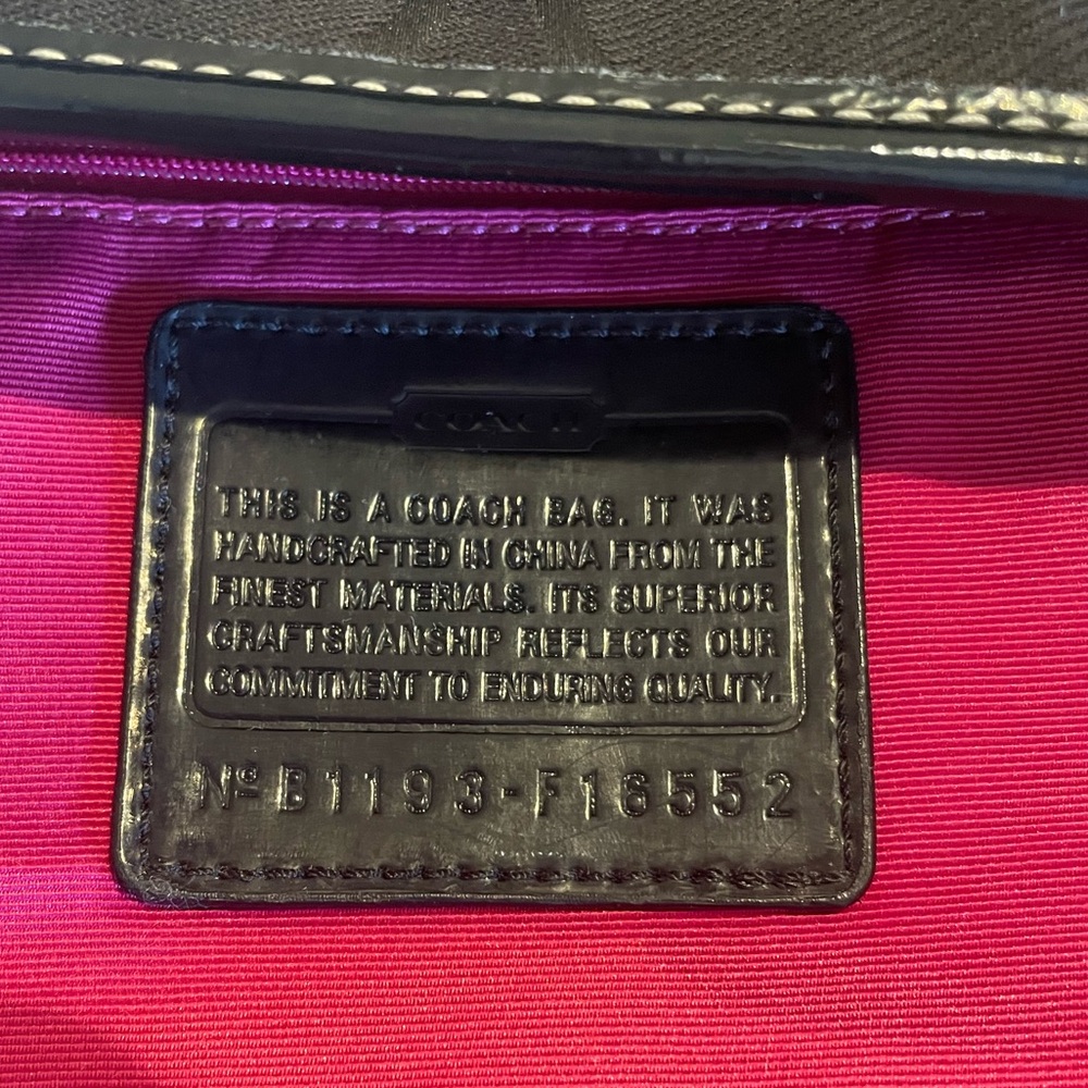Coach Signature Kyra Tote with Crossbody Strap and Silver Toned Hardware - Picture 6 of 16